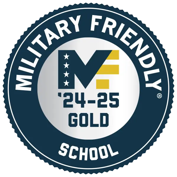 Military Friendly School: Gold logo