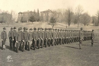 Virginia Polytechnic Institute troops during World War I
